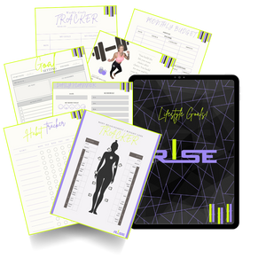 RISE Goal Setting Planner and Tracker with Journal!